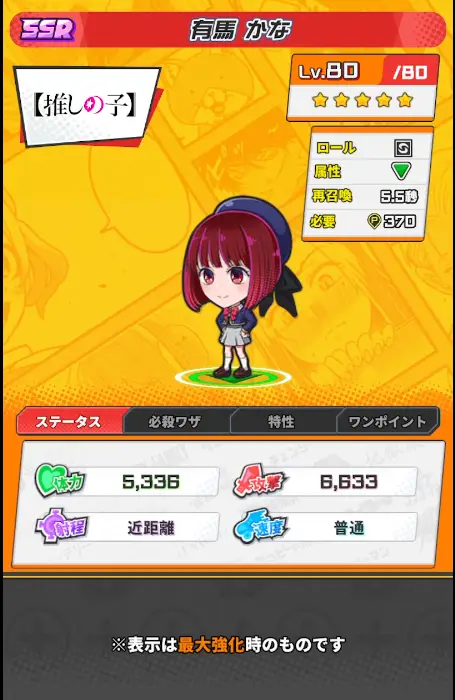 有馬かな詳細画像